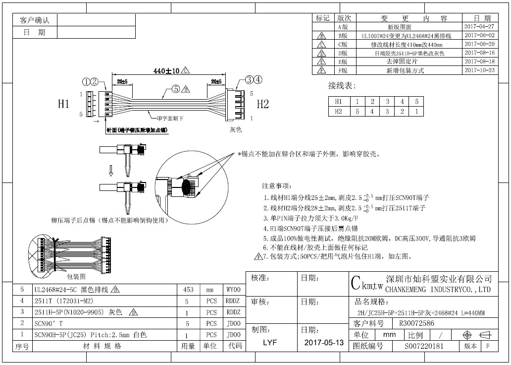 2.5间距并排线